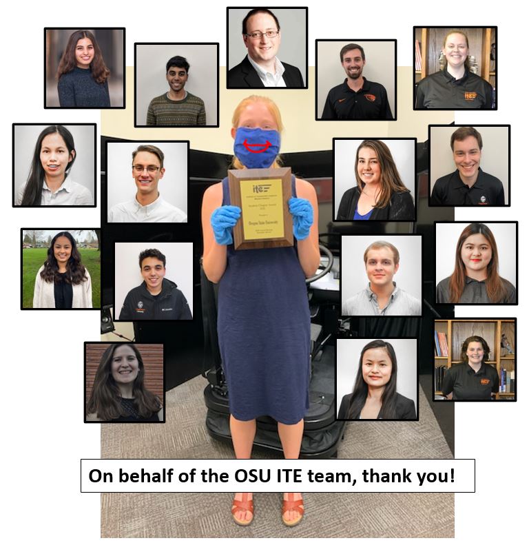 OSU ITE Student Chapter Award Photo 1
